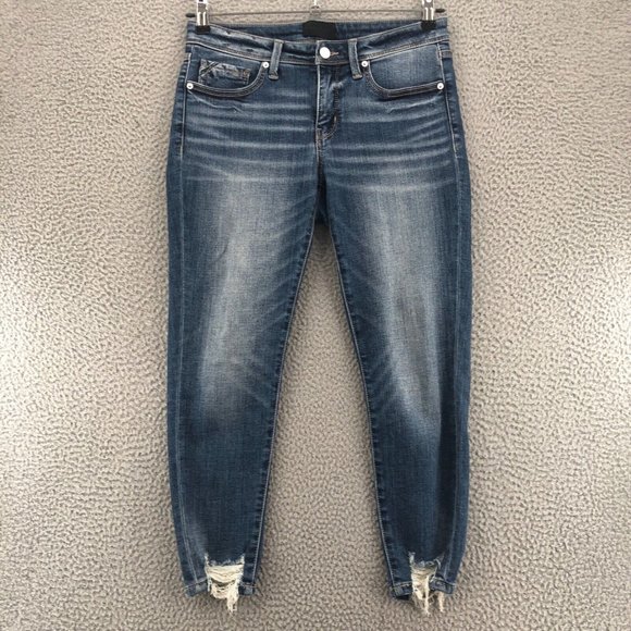Buckle black Women's Skinny Jeans - Picture 1 of 11